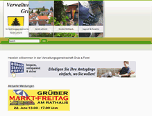 Tablet Screenshot of grub-am-forst.de